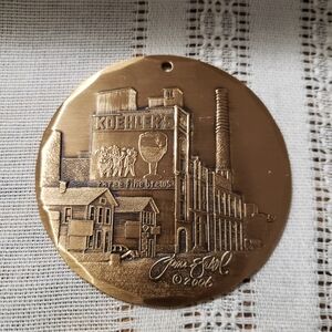 James Sabol and Wendell August Forge 2006 Bronze Koehler Brewery Ornament